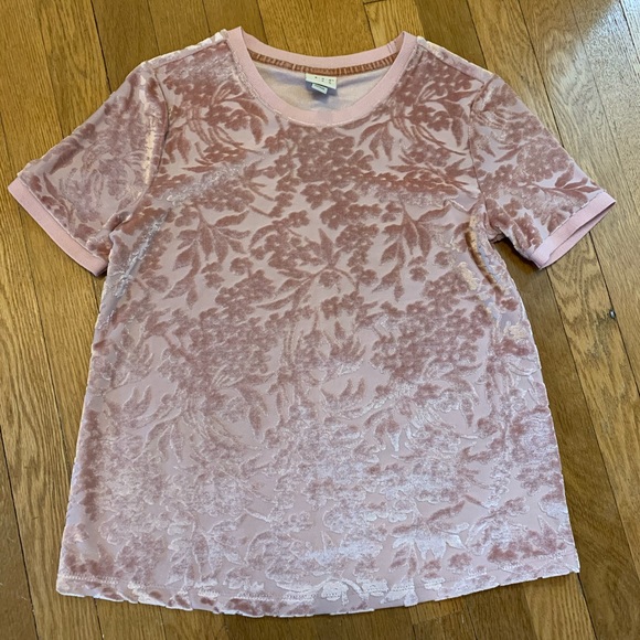 a new day Tops - Short sleeve velvet top